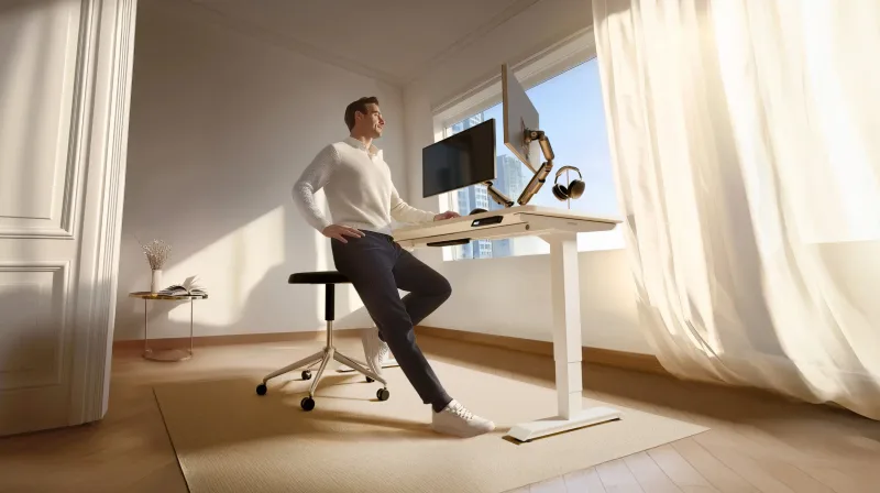 Desktronic HomePro, plateau 120 × 60 cm