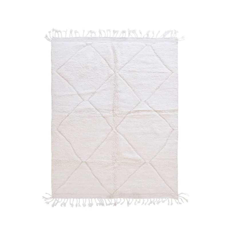 AFK Living Tapis berbère marocain pure laine Beni Ourain 160 x 230 cm