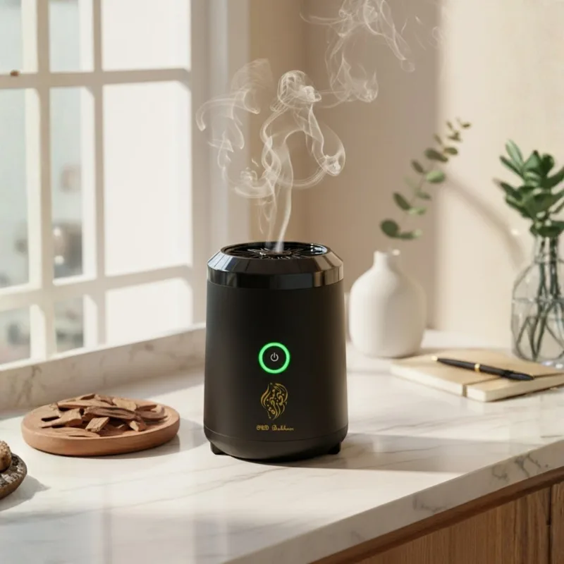 By Madinah Diffuseur Oud électrique, brûleur d'encens rechargeable en USB