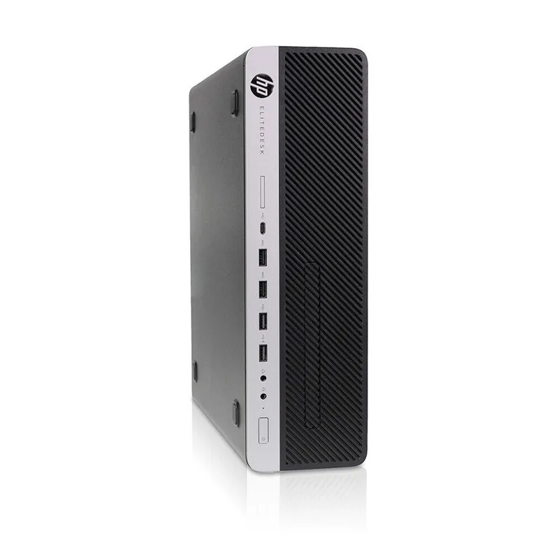 HP EliteDesk 800 G4 SFF, Core i5-8500, 8 Go, SSD 250 Go, Windows 11 Home, reconditionné en bon état (AfB)