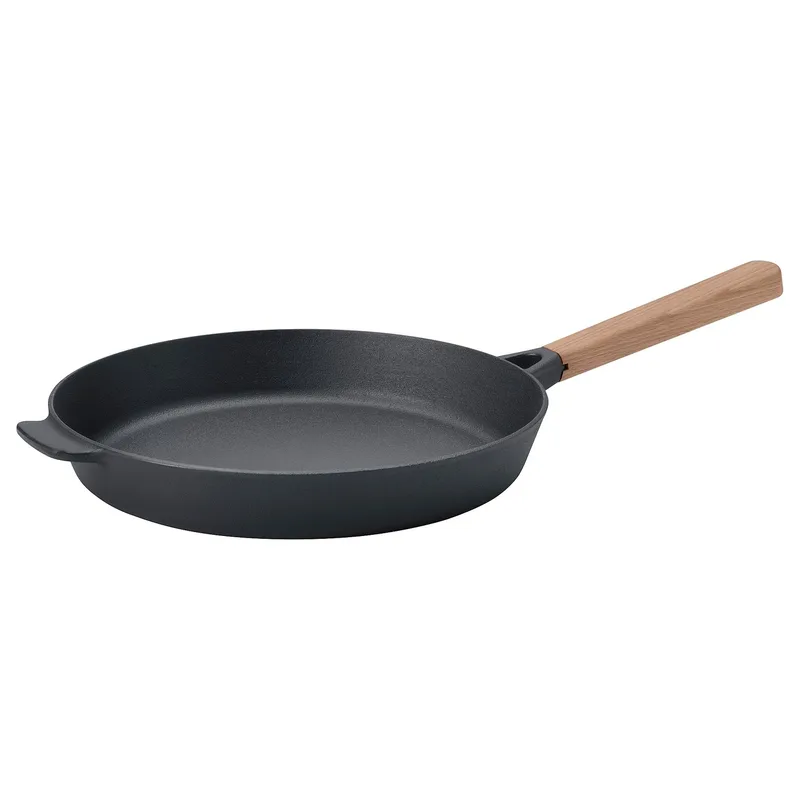 IKEA VARDAGEN Poêle, fonte/hêtre, 26 cm (106.364.49)