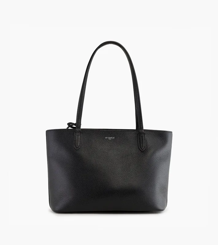 Le Tanneur Petit sac cabas Louise en cuir grainé