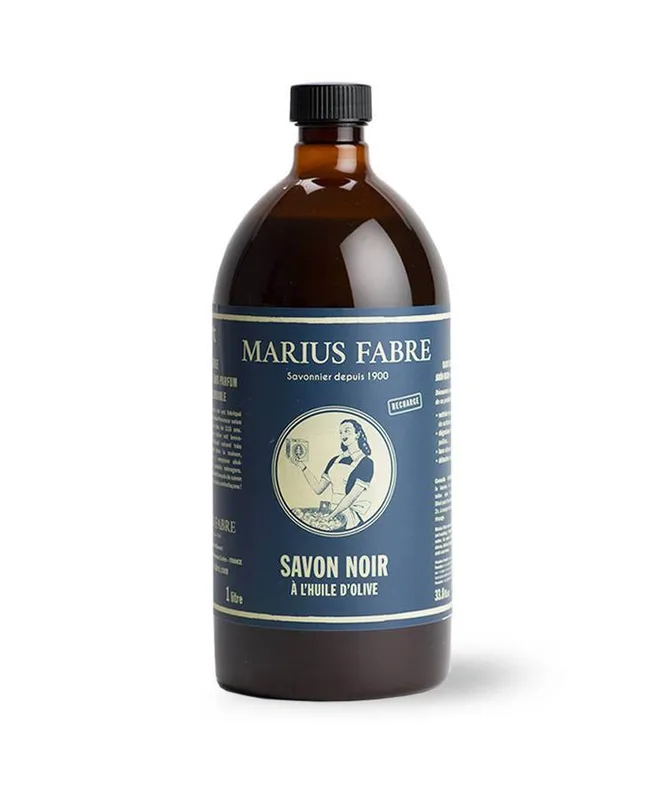 Marius Fabre Savon noir liquide à l'huile d'olive, 1 L