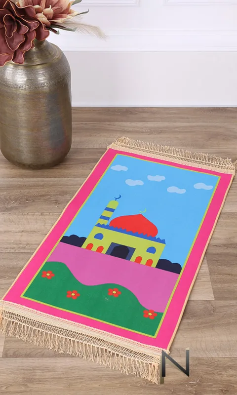 Nabira Tapis de prière TAP43 enfant motif mosquée