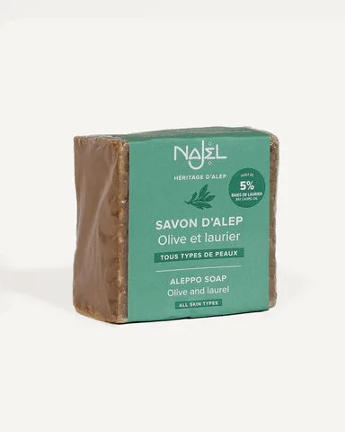 Najel Savon d'Alep traditionnel 5 % laurier, 170 g