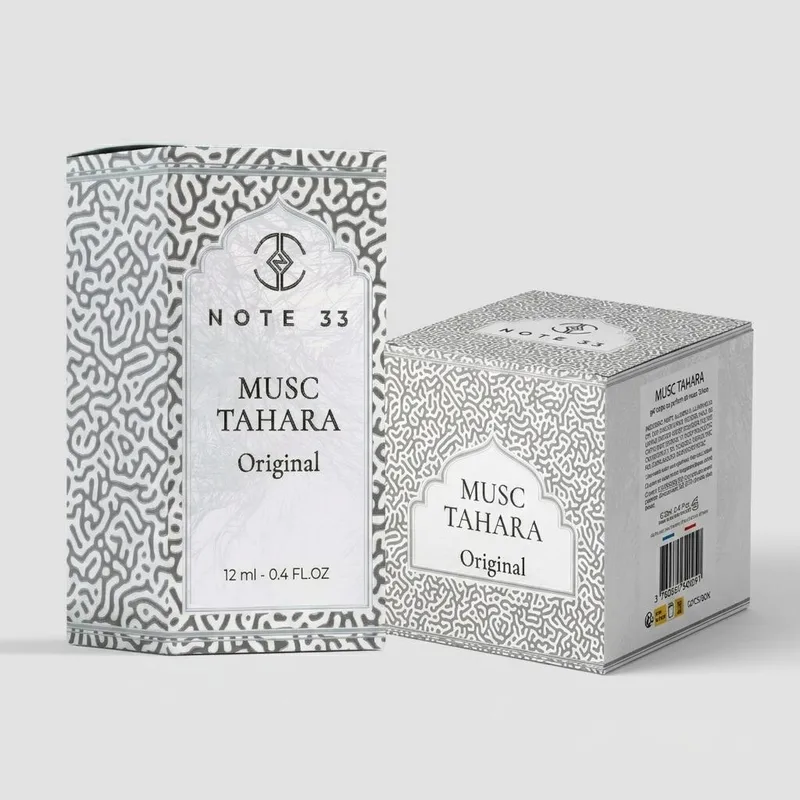 Note33 Musc Intime Tahara (nature), boîte de 12 flacons de 12 ml