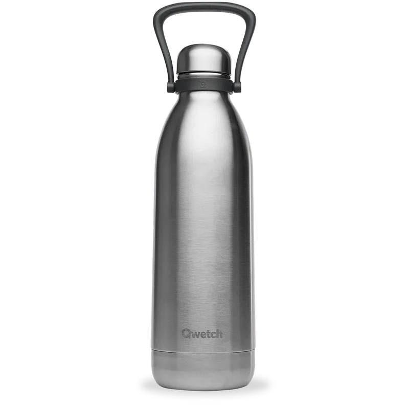 Qwetch Bouteille isotherme Titan Inox 2 L