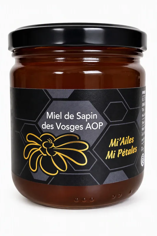 Miel in France Miel de sapin AOP des Vosges, pot de 500 g