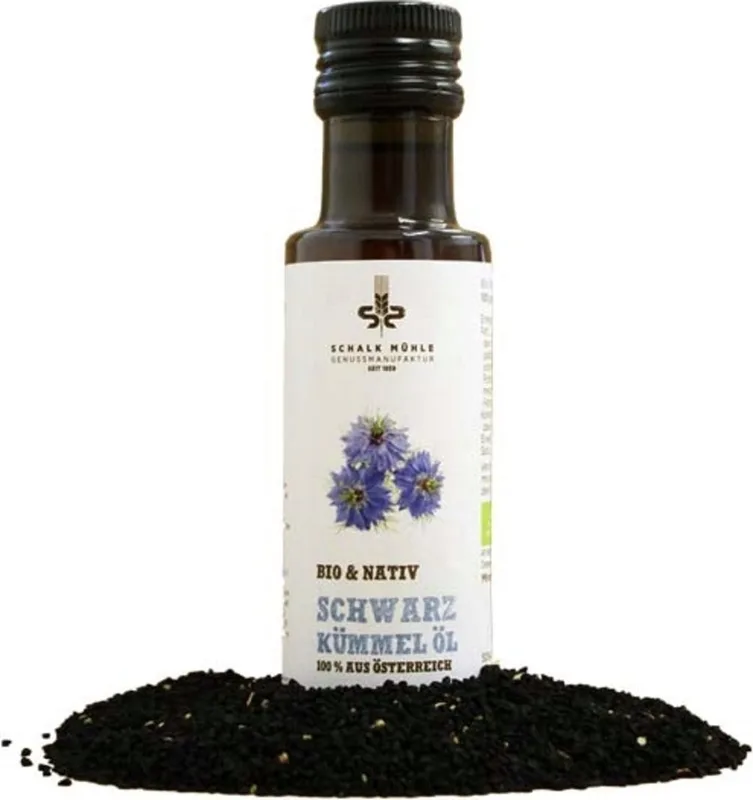 Schalk Mühle Huile de cumin noir vierge bio, 250 ml