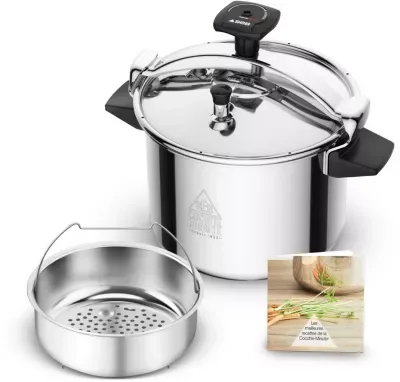 SEB Authentique Eco Design, cocotte-minute inox 9 L