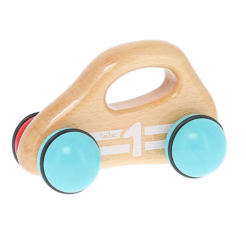 Vilac Voiture en bois 1er âge bois naturel