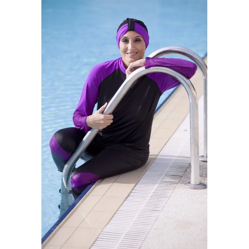 Ynes Burkini Kenza (tunique de 75 cm, legging, bonnet)