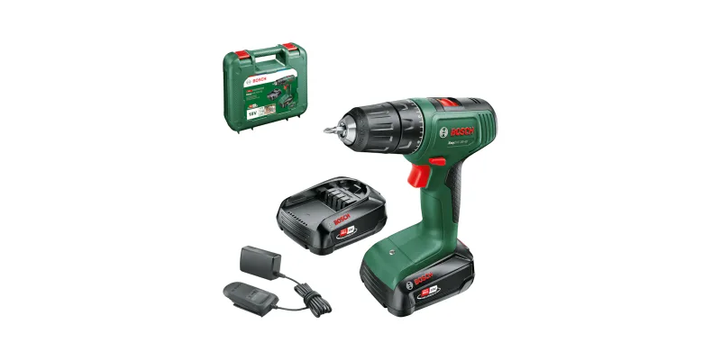 Bosch EasyDrill 18V-40, 2 batteries 2,0 Ah et chargeur (06039D8005)
